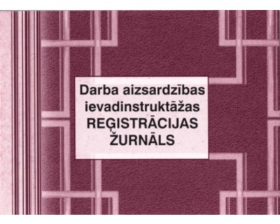 Darba aizsardzbas ievadinstruktu reistrcijas urnls, A5Z, 48 lapas